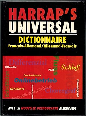 Harrap's Universal. Dicionnaire Francais - Allemand, Allemand - Francais. 1ère édition. [Avec la ...