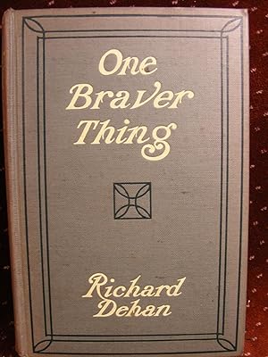 ONE BRAVER THING (The Dop Doctor")