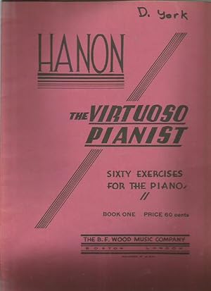 Immagine del venditore per The Virtuoso-Pianist in Sixty Exercises, Book One (B.F. Wood, 1947) venduto da Bookfeathers, LLC