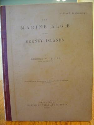 Seller image for The Marine Algae of the Orkney Islands for sale by Eastburn Books