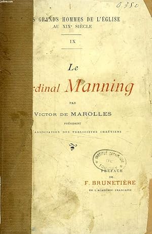 Seller image for LE CARDINAL MANNING for sale by Le-Livre