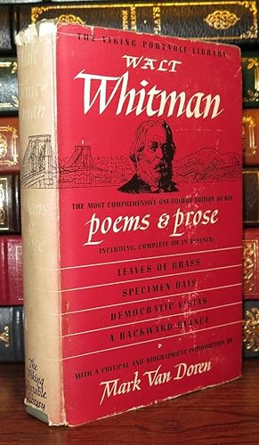 Imagen del vendedor de THE VIKING PORTABLE WALT WHITMAN a la venta por Rare Book Cellar