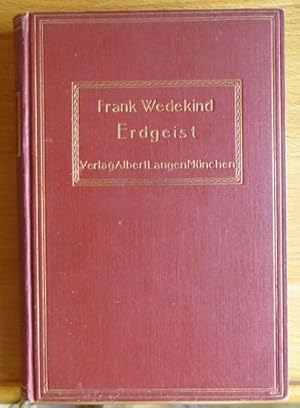 Bild des Verkufers fr Erster Teil: Erdgeist. Tragdie in vier Aufzgen. (=Lulu. Dramatische Dichung in zwei Teilen; Teil 1). zum Verkauf von Antiquariat Blschke