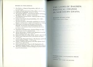 Immagine del venditore per The Lions of Dagbon: Political Change In Northern Ghana venduto da Little Stour Books PBFA Member