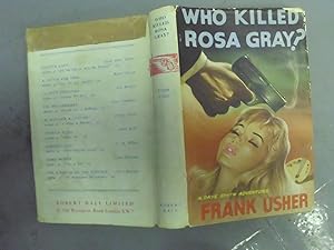 Bild des Verkufers fr WHO KILLED ROSA GRAY? (A FIRST PRINTING) zum Verkauf von S.Carter