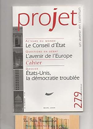 Image du vendeur pour Projet, numro 279 Assas : Revue, mars 2004 mis en vente par JLG_livres anciens et modernes