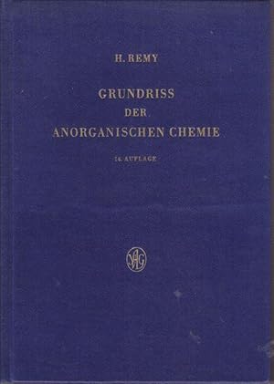 Grundriss der Anorganischen Chemie.