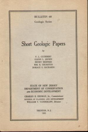 SHORT GEOLOGIC PAPERS (BULLETIN 60) Geologic Series