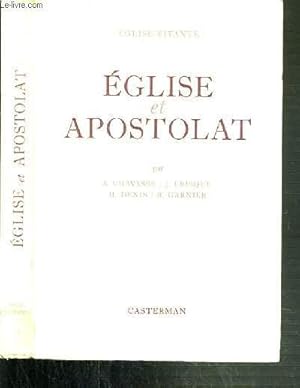 Bild des Verkufers fr EGLISE ET APOSTOLAT - EGLISE VIVANTE. zum Verkauf von Le-Livre