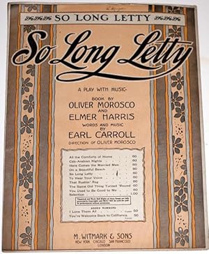 Seller image for So Long Letty. (Duet) for sale by Veery Books