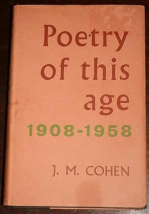 Poetry of This Age: 1908-1958.