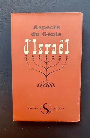 Seller image for Aspects du gnie d'Isral - Numro spcial des Cahiers du Sud - for sale by Le Livre  Venir