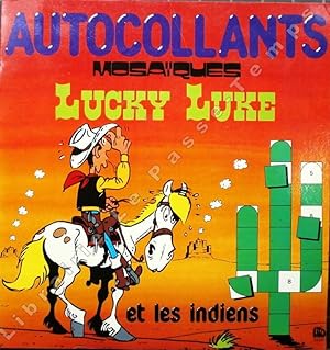 Image du vendeur pour AUTOCOLLANTS MOSAQUES LUCKY LUKE - 2 - ET LES INDIENS. Conception et ralisation Alain Solanet. mis en vente par Jean-Paul TIVILLIER