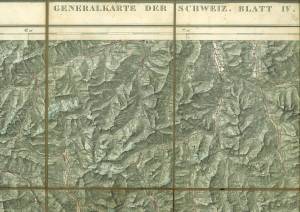 Generalkarte der Schweiz. Nach Dufour's topographischer Karte der Schweiz in 25 Blatt reduciert a...