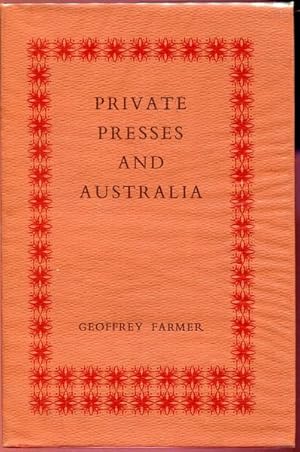 Image du vendeur pour Private Presses And Australia. With A Check-List. mis en vente par Time Booksellers