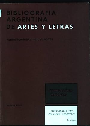 Seller image for Bibliografia del Folklore Argentino Bibliografia Argentina de artes y letras: compilaciones especiales; No. 21 / 22 for sale by books4less (Versandantiquariat Petra Gros GmbH & Co. KG)