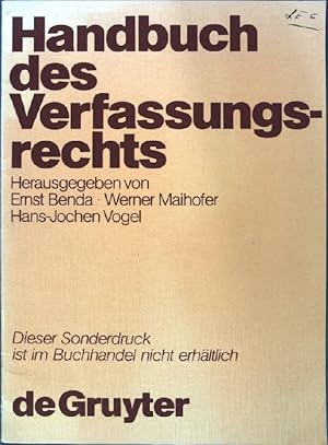 Seller image for Der Bundesrat und seine Bedeutung; Sonderdruck aus Handbuch des Verfassungsrechts; for sale by books4less (Versandantiquariat Petra Gros GmbH & Co. KG)