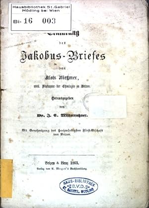 Bild des Verkufers fr Erklrung des Jakobus-Briefes; zum Verkauf von books4less (Versandantiquariat Petra Gros GmbH & Co. KG)