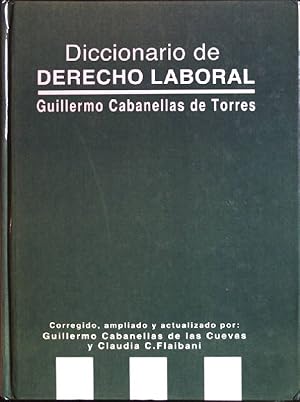 Seller image for Diccionario de derecho laboral for sale by books4less (Versandantiquariat Petra Gros GmbH & Co. KG)