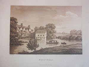 Seller image for A single original sepia aquatint Illustrating Bidford Grange. Published for Samuel Ireland in 1795. for sale by Rostron & Edwards