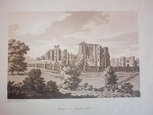 Seller image for A single original sepia aquatint Illustrating the Ruins at Kenelworth. Published for Samuel Ireland in 1795. for sale by Rostron & Edwards
