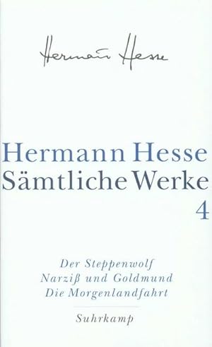 Imagen del vendedor de Der Steppenwolf. Narzi und Goldmund. Die Morgenlandfahrt. a la venta por Rheinberg-Buch Andreas Meier eK