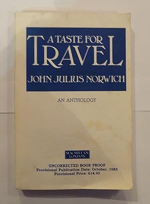 Immagine del venditore per A Taste for Travel venduto da St Marys Books And Prints