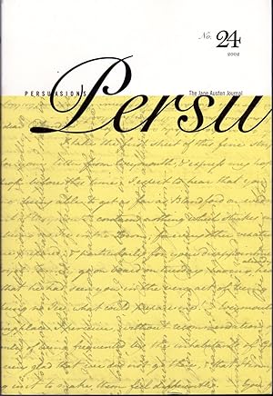 Immagine del venditore per Persuasions: Persu: The Jane Austen Journal, No. 24, 2002 venduto da Dorley House Books, Inc.