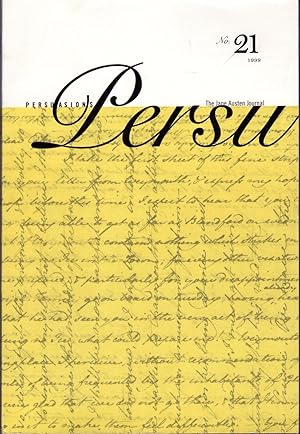 Immagine del venditore per Persuasions: Persu: The Jane Austen Journal, No. 21, 1999 venduto da Dorley House Books, Inc.