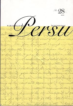 Seller image for Persuasions: Persu: The Jane Austen Journal, No. 28, 2006 for sale by Dorley House Books, Inc.