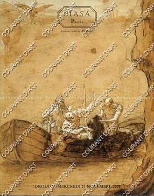 IMPORTANTS DESSINS ANCIENS ET DU XIXe SIECLE DONT COLLECTION DE MONSIEUR XTIEPOLO. 10 DESSINS SU...