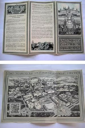 Folleto Publicidad - Advertising Brochure : EXPOSICIÓN INTERNACIONAL BARCELONA 1929