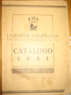 CATÁLOGO 1944. Librería Salesiana