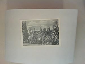 Bild des Verkufers fr Riesengebirge, Blick zur Prinz-Heinrich-Baude [schwarz-wei-Postkarte] zum Verkauf von Antiquariat Kelifer