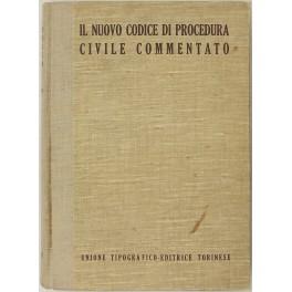 Imagen del vendedor de Il nuovo codice di procedura civile commentato. Libro primo Art. 1-162. (Unico pubblicato) a la venta por Libreria Antiquaria Giulio Cesare di Daniele Corradi