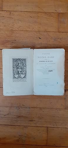 Seller image for VISITE A NOTRE-DAME. Recherches sur son culte en France &  l tranger. for sale by Librairie Sainte-Marie