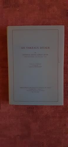 Imagen del vendedor de LES TABLEAUX D'ITALIE (DARSTELLUNGEN AUS ITALIEN, 1792). Traduction, introduction et notes de Elisabeth Chevallier. a la venta por Librairie Sainte-Marie