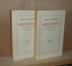Les carnets de Joseph Joubert, textes recueillis sur les manuscrits autographes par André Beaunie...