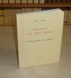 Rencontre avec Henri Michaux au plus profond des gouffres, Chassieu, J. et S. Bleyon, 1967.