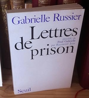 Immagine del venditore per Lettres de prison, prcd de Pour Gabrielle par Raymond Jean, Paris, ditions du Seuil, 1970. venduto da Mesnard - Comptoir du Livre Ancien