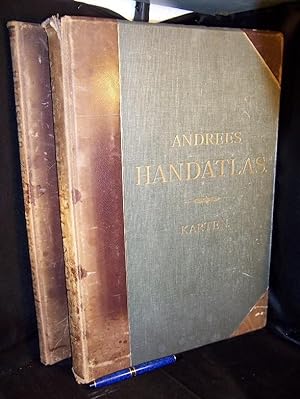 Andrees Allgemeiner Handatlas + Registerband - in 139 Haupt- und 161 Nebenkarten nebst vollständi...