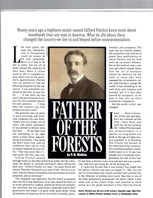 Father of the Forests - Gifford Pinchot