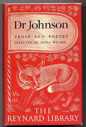 Bild des Verkufers fr Johnson Prose and Poetry zum Verkauf von Between the Covers-Rare Books, Inc. ABAA
