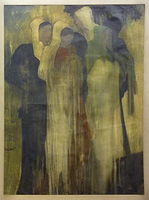 Group of Woman. Mischtechnik auf Papier.