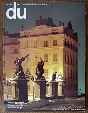 Themenheft (Nr. 538) der Zeitschrift DU. Zürich, Conzett + Huber, Dezember 1985. 4to. Mit zahlrei...