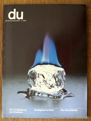Themenheft (Nr. 483) der Zeitschrift DU. Zürich, Conzett + Huber, Mai 1981. 4to. Mit zahlreichen,...