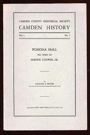 Seller image for Pomona Hall: The Home of Joseph Cooper, Jr. for sale by Between the Covers-Rare Books, Inc. ABAA