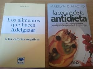 Imagen del vendedor de LA COCINA DE LA ANTIDIETA + LOS ALIMENTOS QUE HACEN ADELGAZAR a la venta por Libros Dickens