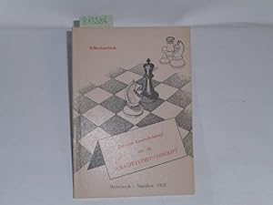 Der erste Revanchekampf. um die Schachweltmeisterschaft Botwinnik-Smyslow 1958