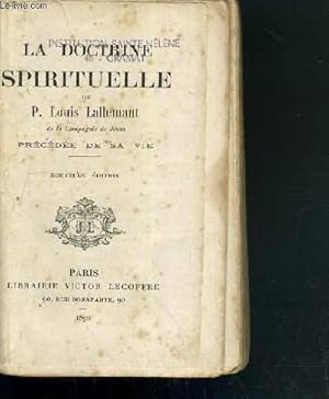 Seller image for LA DOCTRINE SPIRITUELLE for sale by Le-Livre